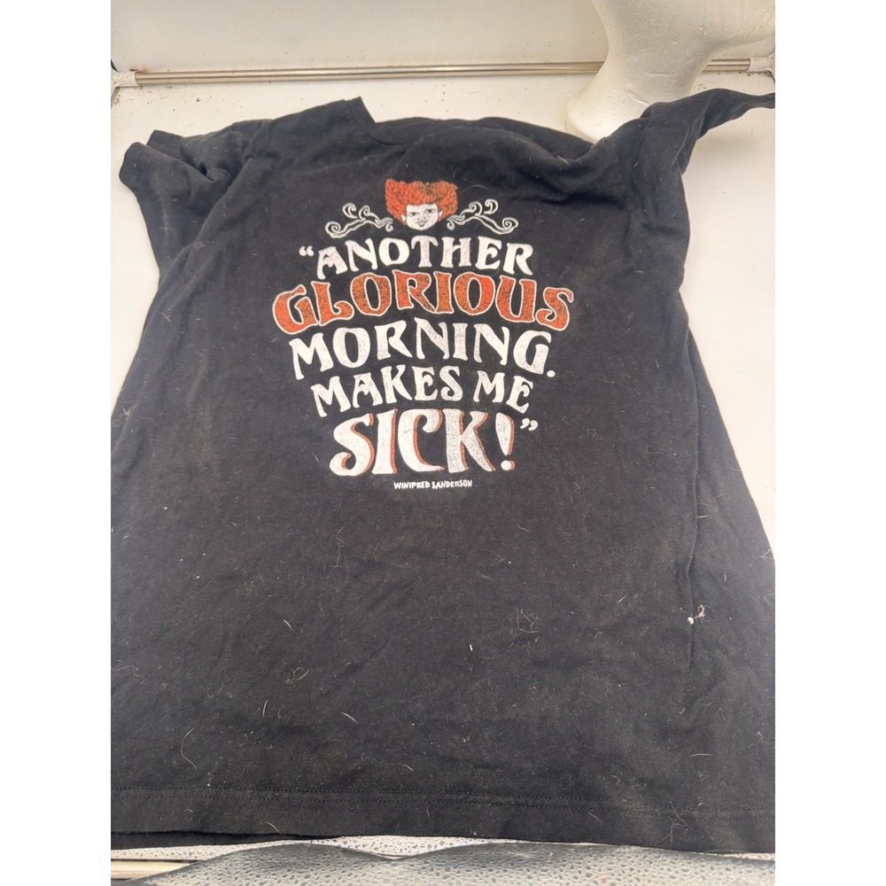 Disney Hocus Pocus Winifred Sanderson Another Glorious Morning T-Shirt Size L